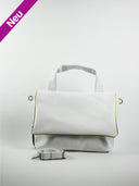 Leder Damentasche Ava Weiß